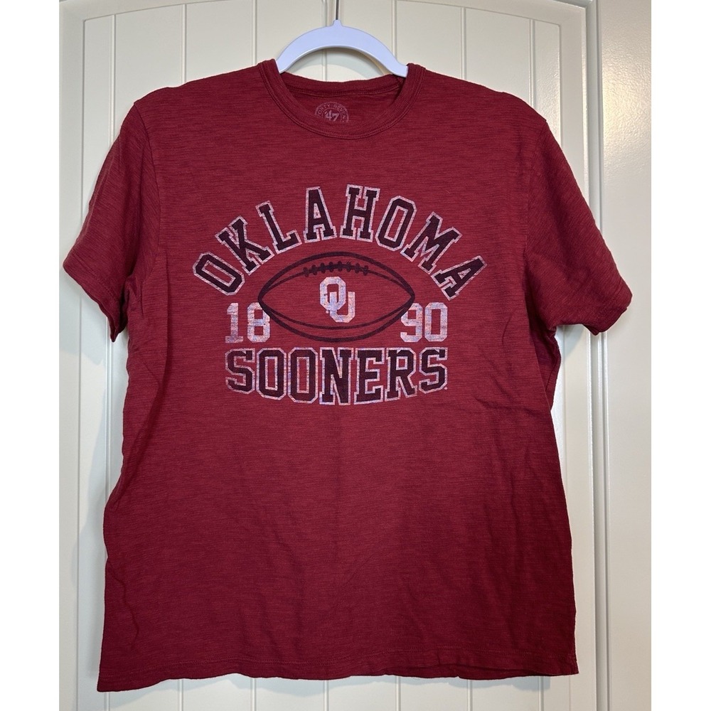 Oklahoma Sooners OU '47 Forty Seven Football Cotton short sleeve t-shirt, sz S